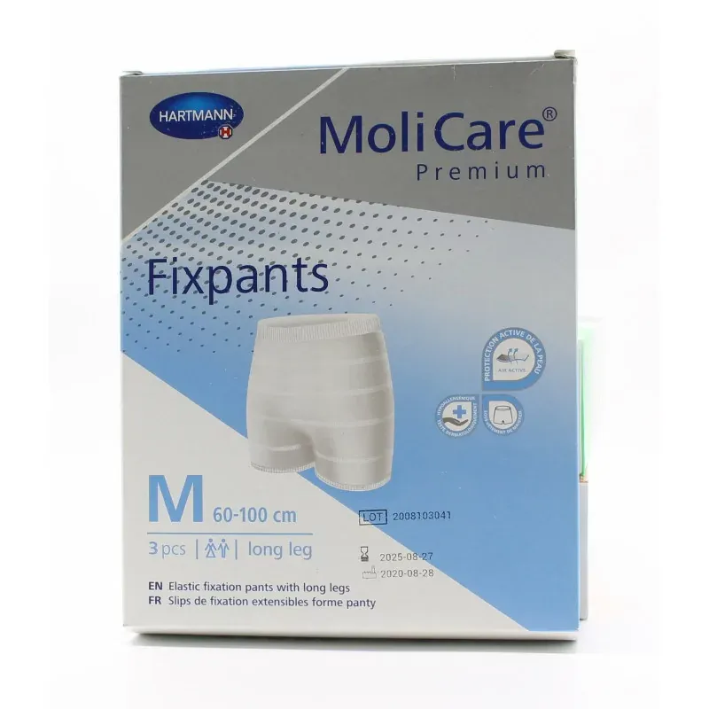 MoliCare Premium Fixpants Long Leg Taille M 3 Pièces