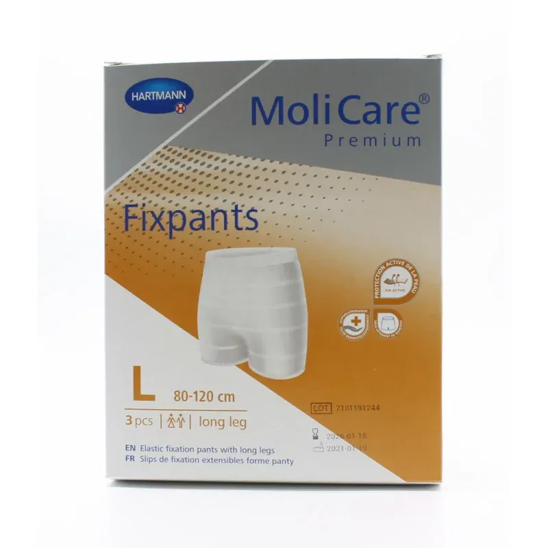 MoliCare Premium Fixpants Long Leg Taille L 3 Pièces