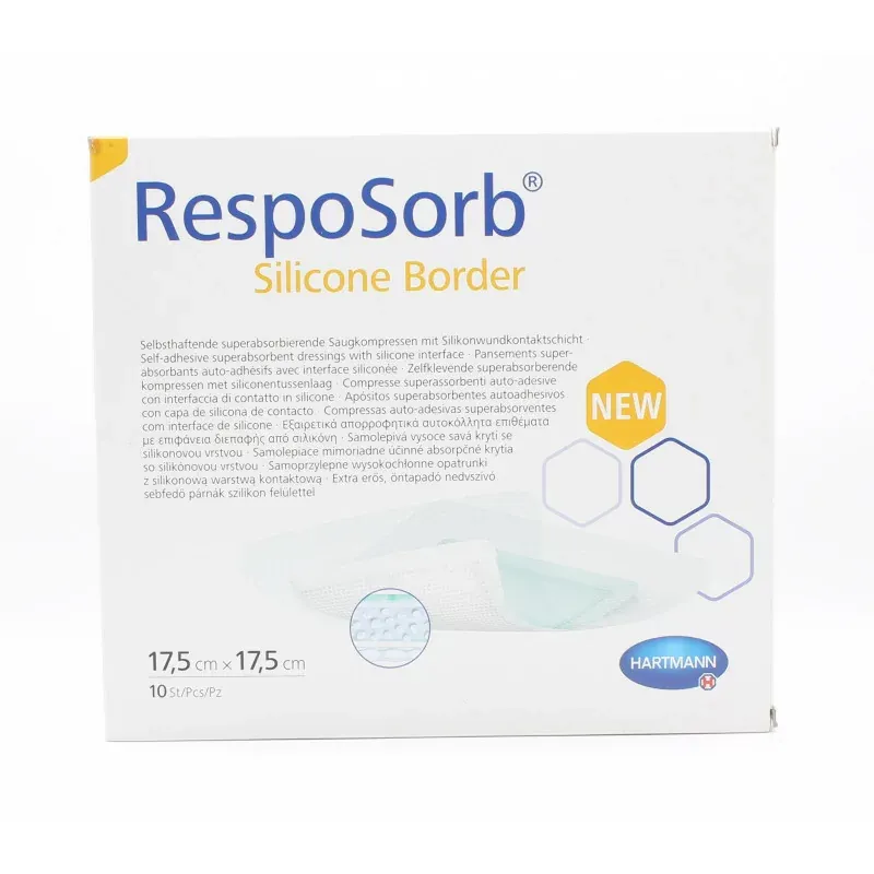 RespoSorb Silicone Border 17,5X17,5cm 10 pièces