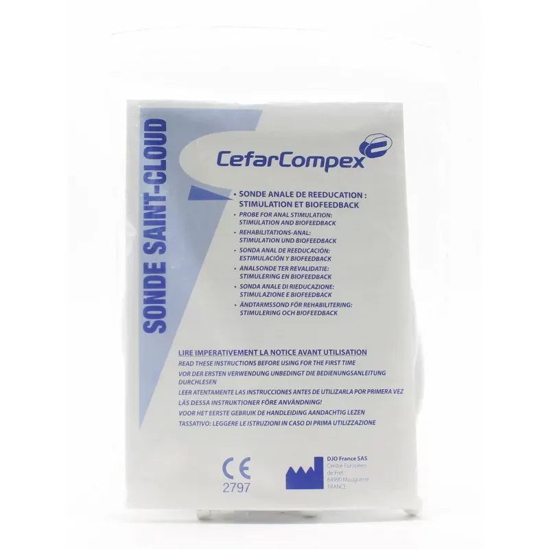 Saint Cloud CefarCompex Sonde Anale de Rééducation