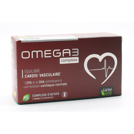Santé Verte Omega 3 Complexe 60 gélules