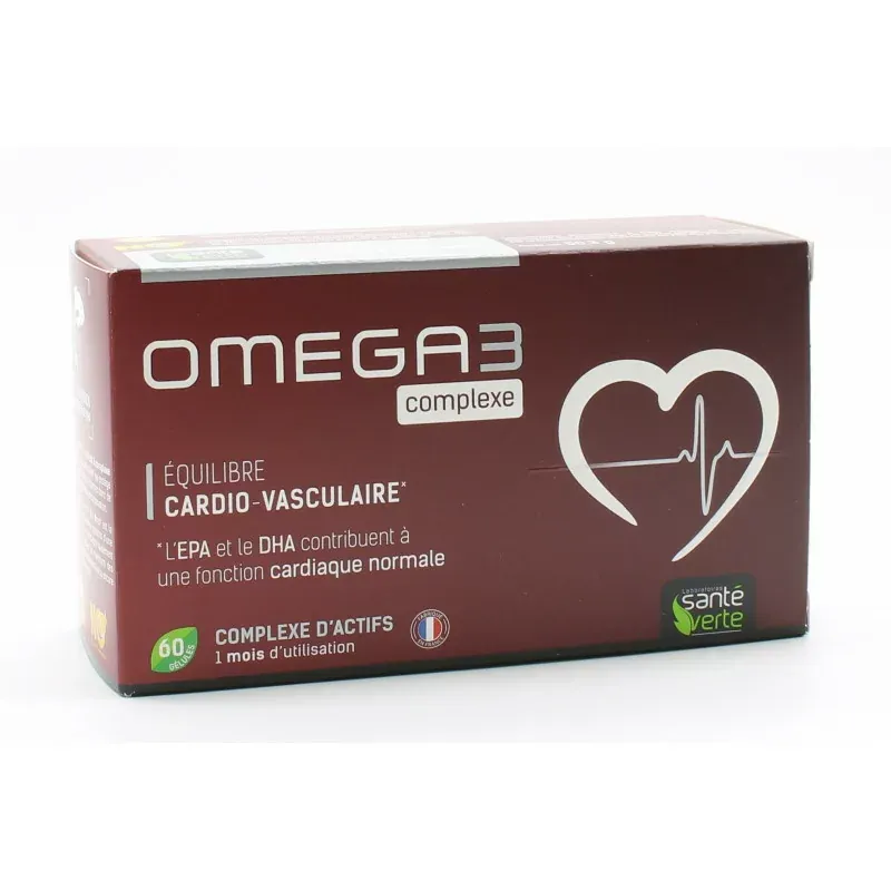 Santé Verte Omega 3 Complexe 60 gélules
