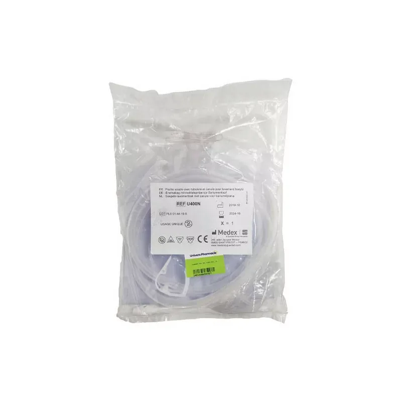 Guerbet Poche Souple avec Tubulure et Canule U400N Guerbet Poche Souple avec Tubulure et Canule U400N