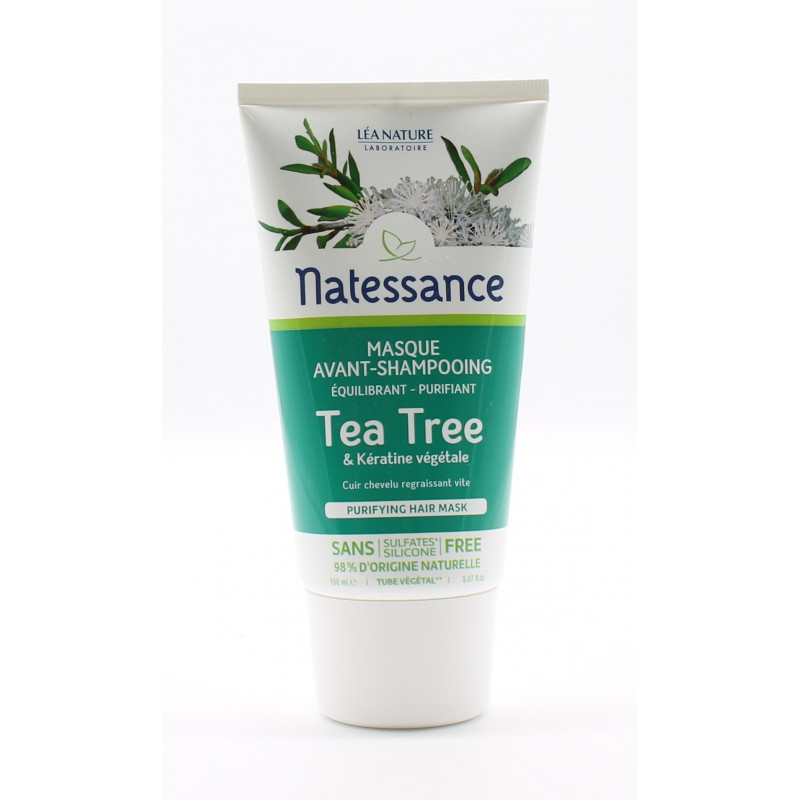 Natessance Masque Avant-Shampooing Tea Tree 150ml