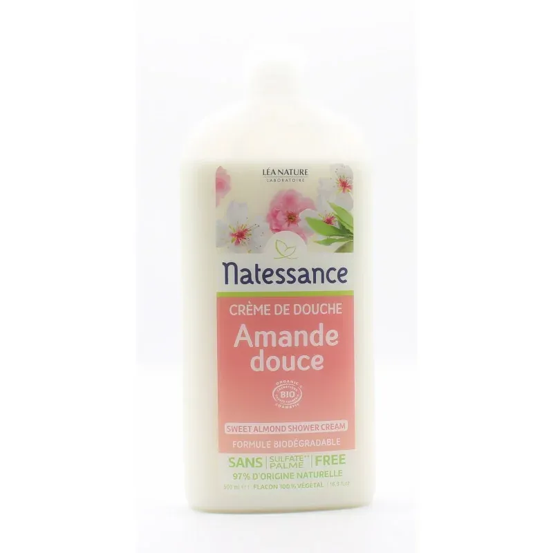 Natessance Crème de Douche Bio Amande Douce 500ml
