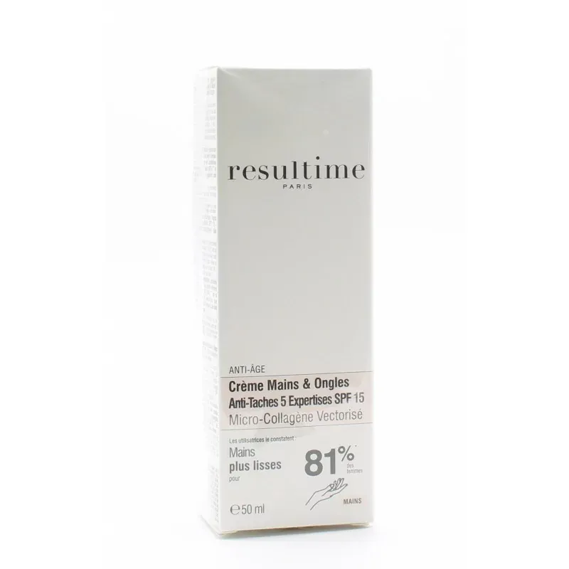 Resultime Crème Mains & Ongles Anti-Tâche 5 Expertises SPF15 50ml