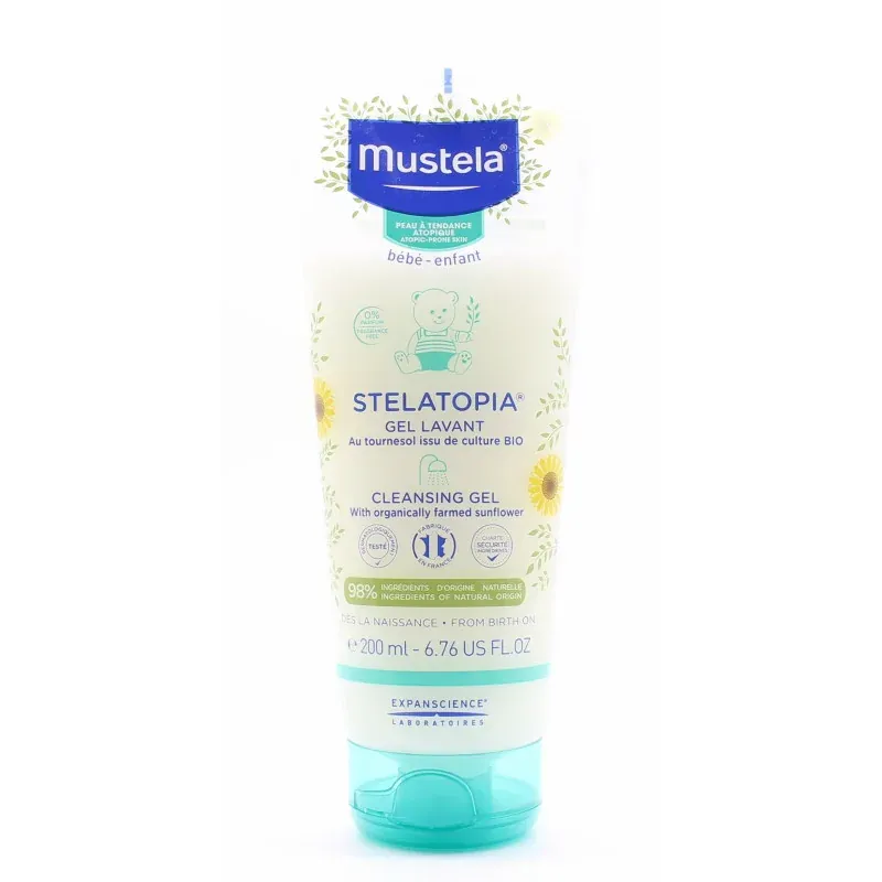 Mustela Stelatopia Gel Lavant 200ml