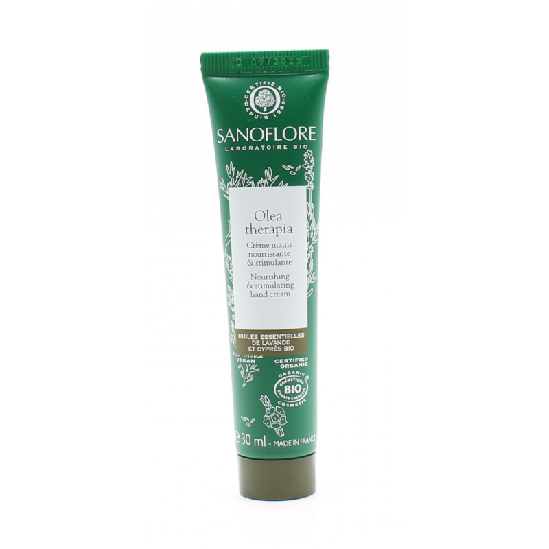 Sanoflore Olea Therapia Crème Mains Nourrissante Lavande et Cyprès 30ml Sanoflore Olea Therapia Crème Mains Nourrissante Lavande et Cyprès 30ml