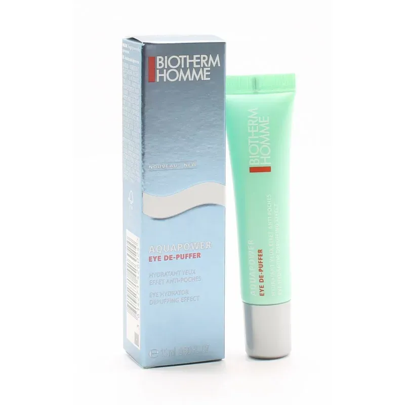 Biotherm Homme Aquapower Eye De-Puffer 15ml