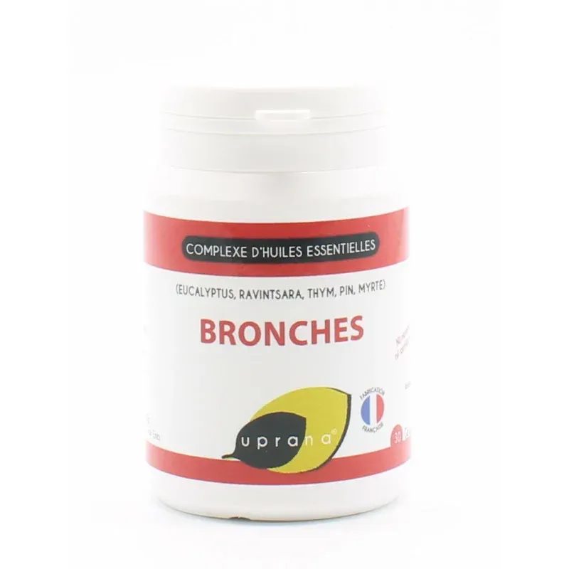 Uprana Complexe d'Huiles Essentielles Bronches 30 gélules