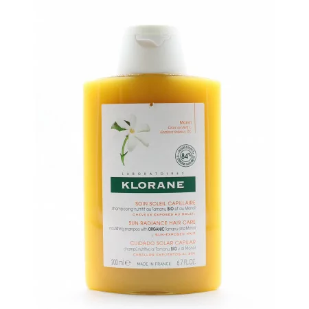 Klorane Shampooing Soleil Nutritif Monoï 200ml - Univers Pharmacie