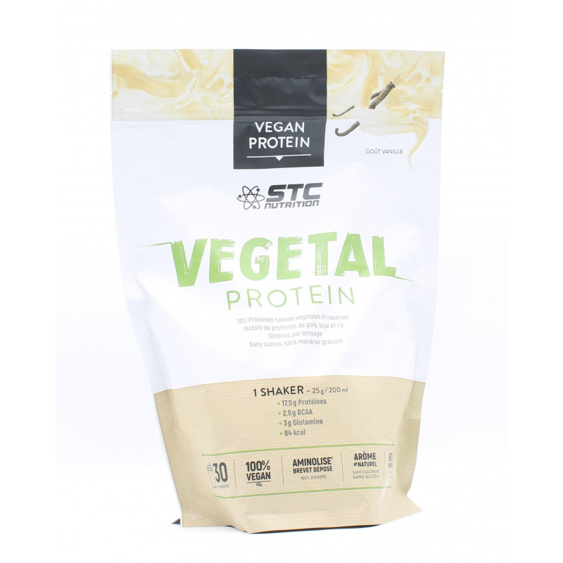 STC Nutrition Vegetal Protein Goût Vanille 750g