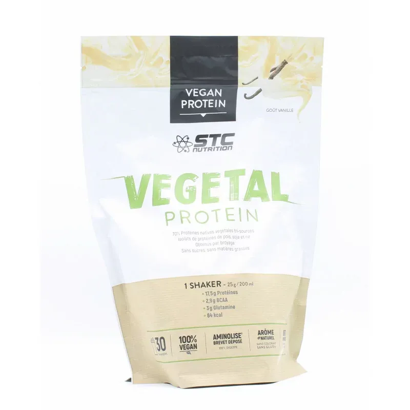 STC Nutrition Vegetal Protein Goût Vanille 750g
