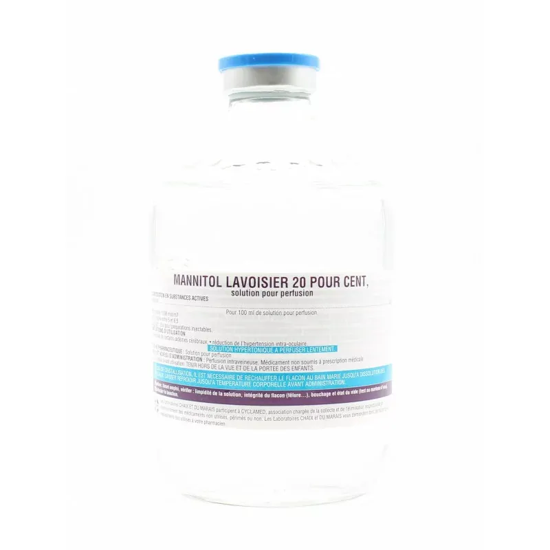 Mannitol Lavoisier 20 Pour Cent Solution pour Perfusion 500ml