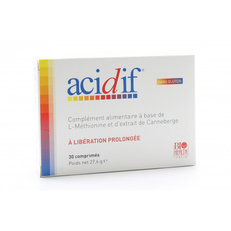 BioHealth Acidif 30 comprimés