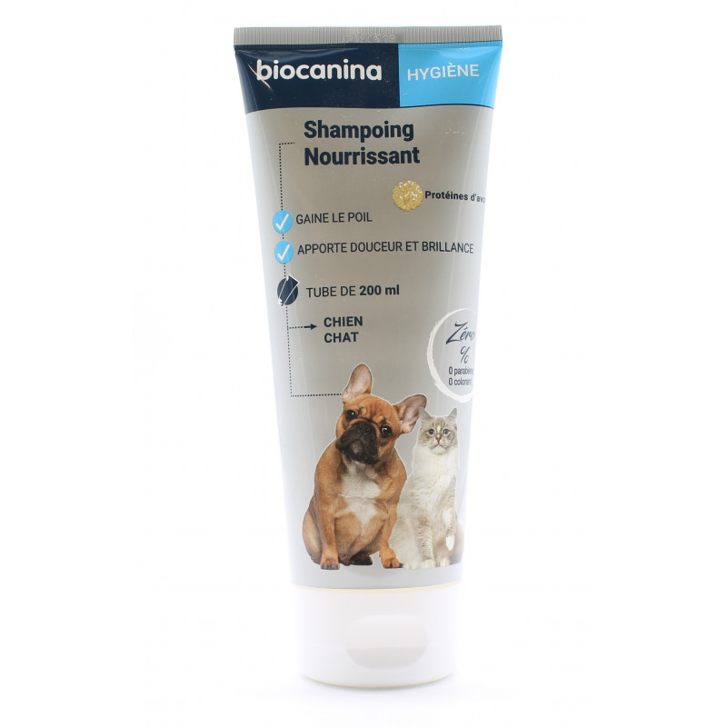 Biocanina Hygiène Shampooing Nourrissant Chien et Chat 200ml
