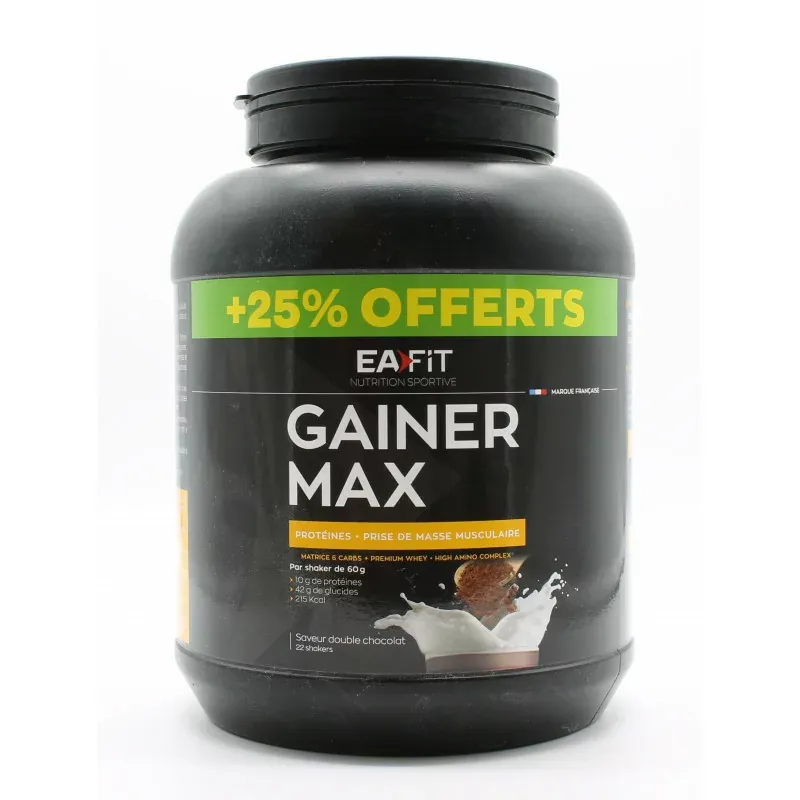 EaFit Gainer Max Saveur Double Chocolat 1,1kg