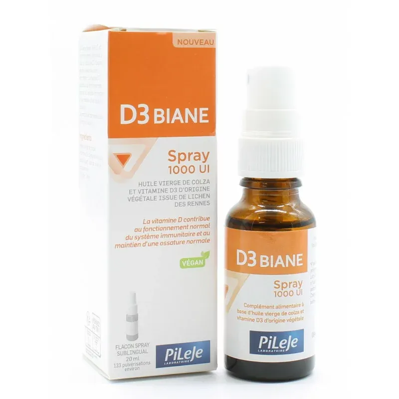 PiLeJe D3 Biane Spray 1000 UI 20ml