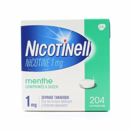 Nicotinell 1mg Menthe Comprimés à Sucer X204
