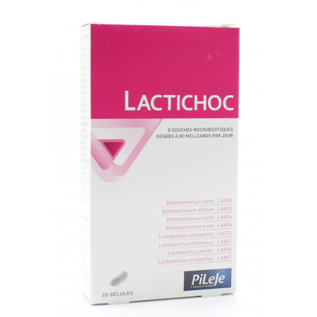 PiLeJe Lactichoc 20 gélules