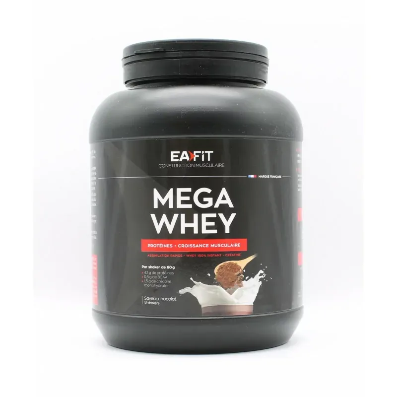 EaFit Mega Whey Saveur Chocolat 750g