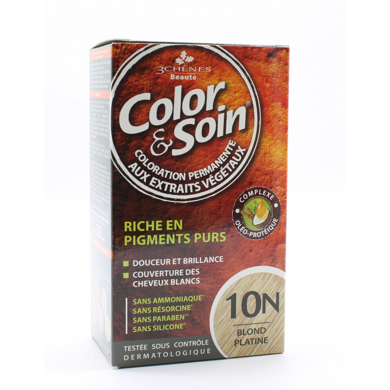 3 Chênes Color&Soin Coloration Permanente 10N Blond Platine