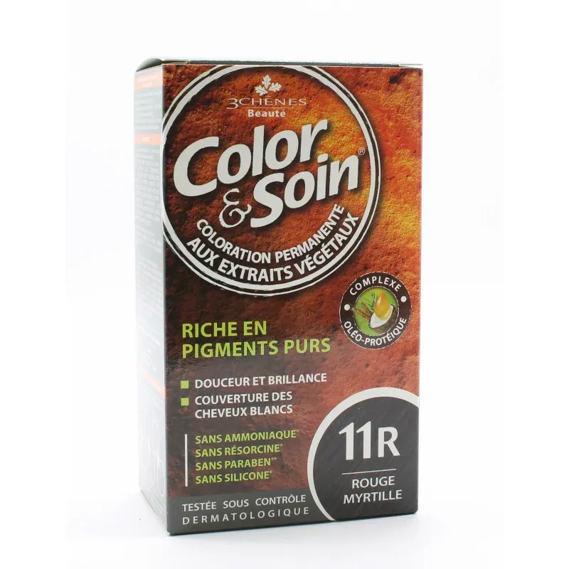 3 Chênes Color&Soin Coloration Permanente 11R Rouge Myrtille