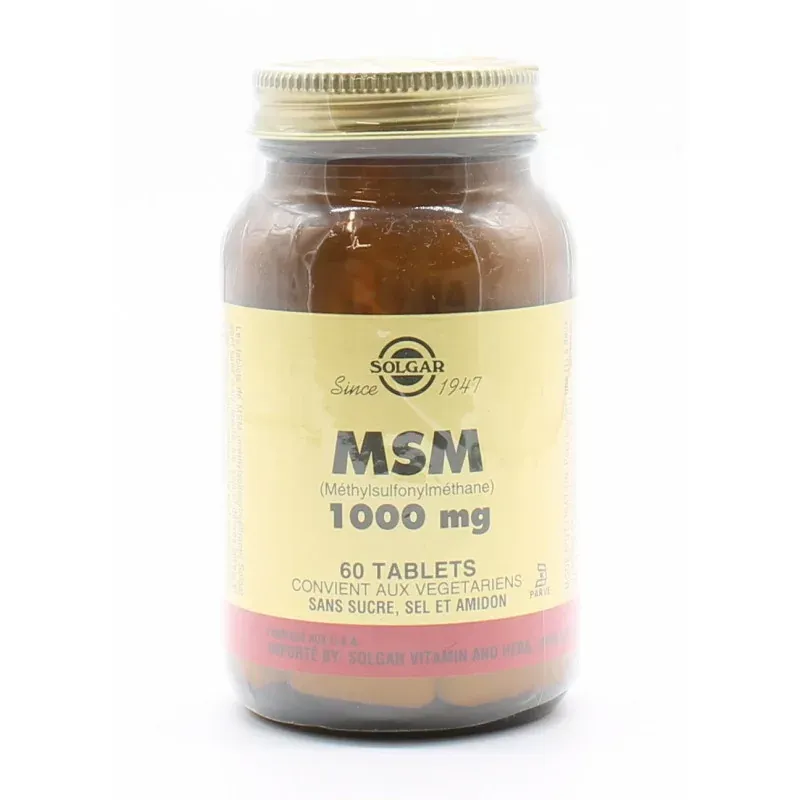 Solgar MSM 1000mg 60 tablets