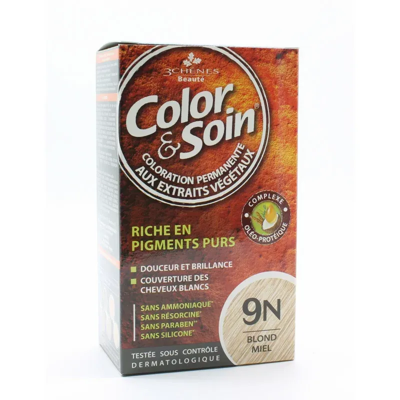 3 Chênes Color&Soin Coloration Permanente 9N Blond Miel - Univers Pharmacie