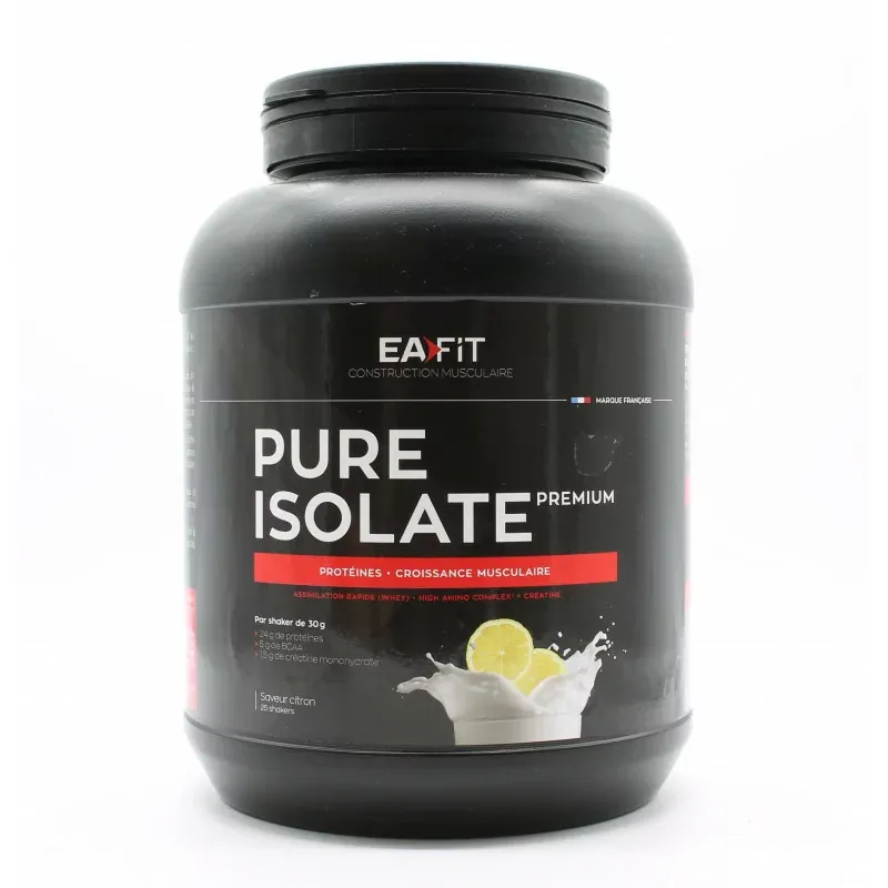 EaFit Pure Isolate Saveur Citron 750g