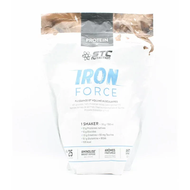STC Nutrition Iron Force Goût Chocolat 750g