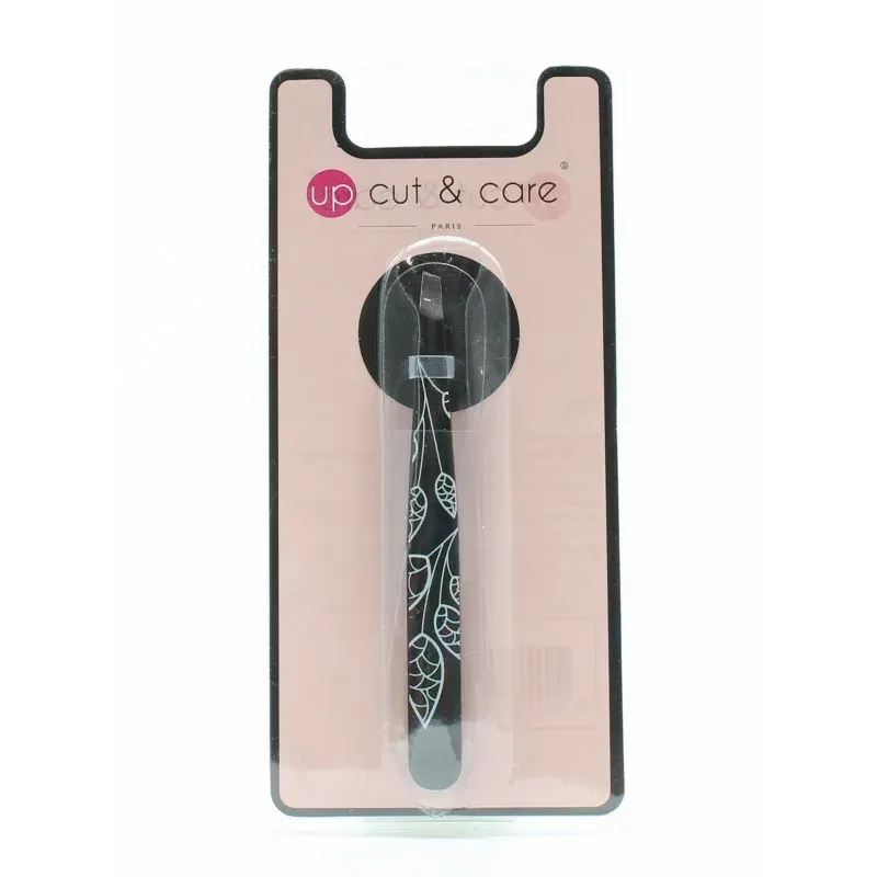 Up Cut&Care Pince à Epiler Acier Inoxydable Mors Biais