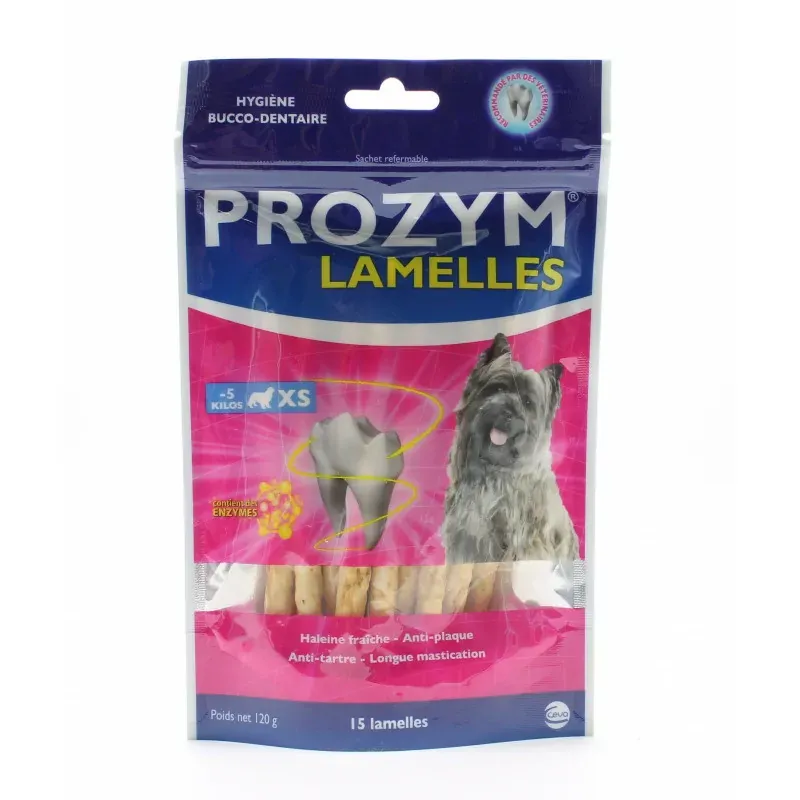 Prozym Lamelles Chien -5kg X15