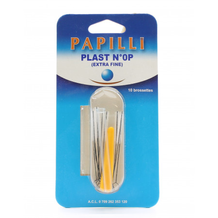 Papilli Plast N°0P Extra Fine 10 Brossettes - Univers Pharmacie