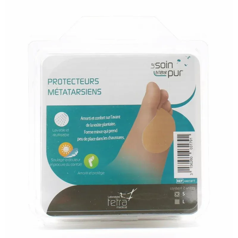 Tetra Le Soin à l'État Pur Protecteurs Métatarsiens S X2
