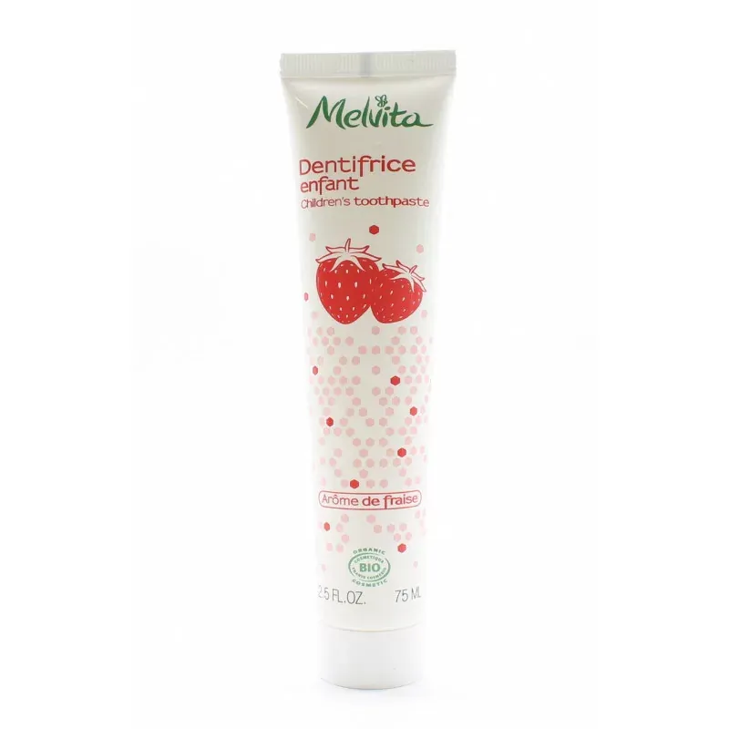 Dentrifrice Enfant Arôme Fraise Bio 75ml