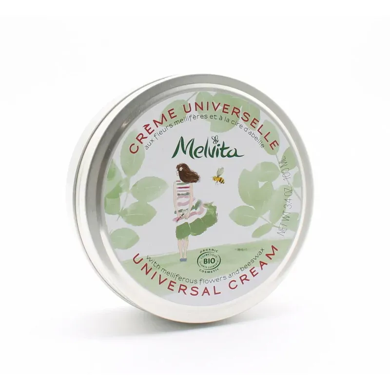 Melvita Crème Universelle aux Fleurs Mellifères et à la Cire d'Abeille Bio 100ml - Univers Pharmacie