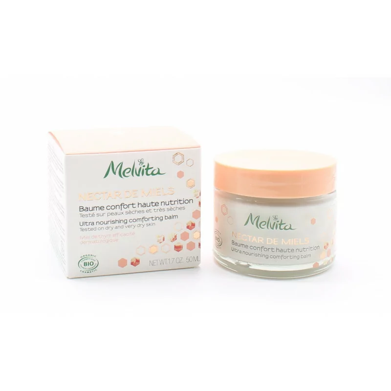 Melvita Nectar de Miel Baume Confort Haute Nutrition Visage 50ml