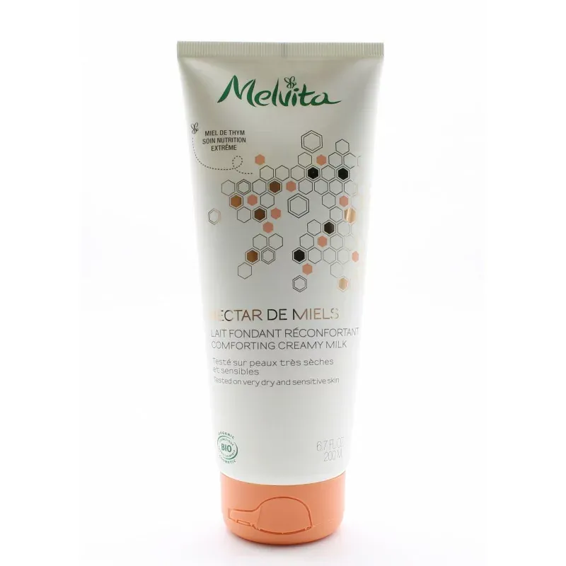 Melvita Nectar de Miel Lait Fondant Réconfortant Bio 200ml