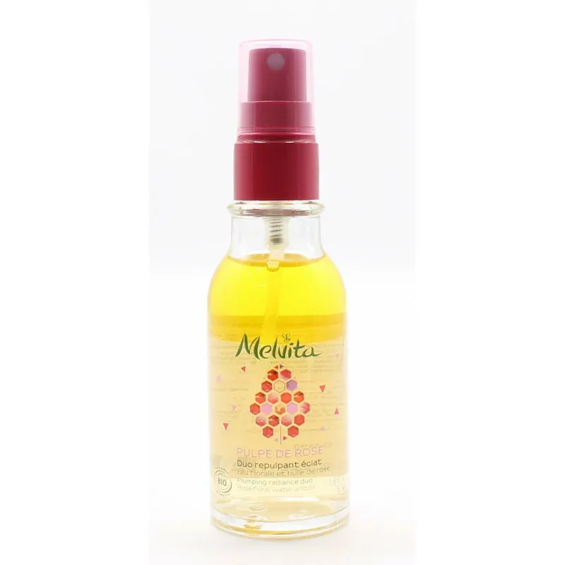 Melvita Pulpe de Rose Duo Repulpant Éclat Bio 50ml