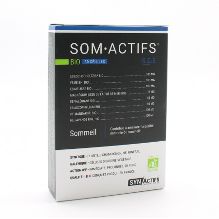 SynActif Som-Actifs Bio 30 gélules