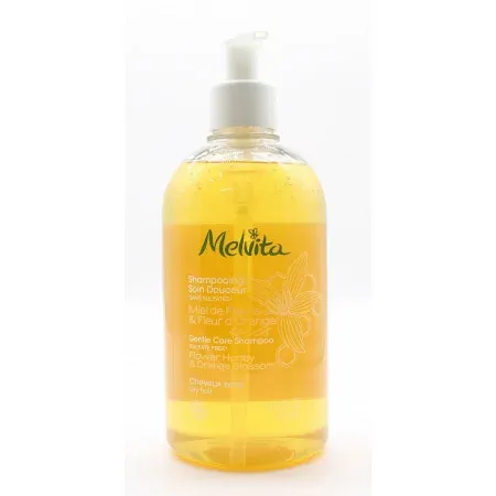 Melvita Shampooing Soin Douceur Miel de Fleurs & Fleur d'Oranger Bio 500ml