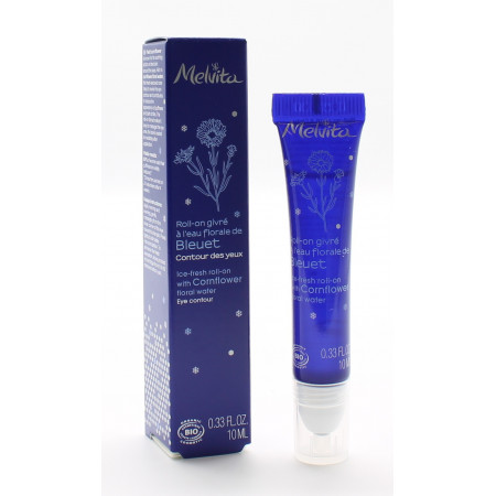 Melvita Roll-on Givré à l'Eau Florale de Bleuet Bio 10ml