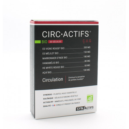 SynActifs CircActifs Bio Circulation 30 gélules