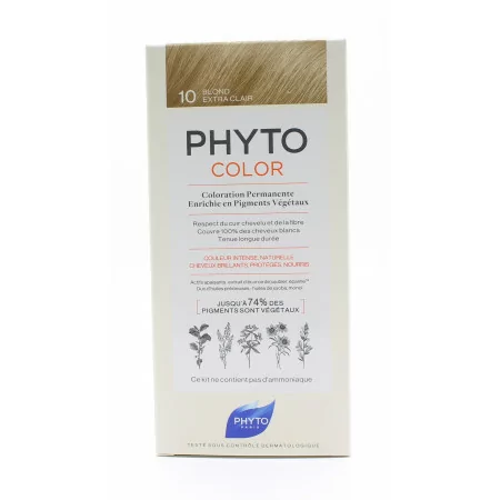 Phyto Color Kit Coloration Permanente 10 Blond Extra Clair
