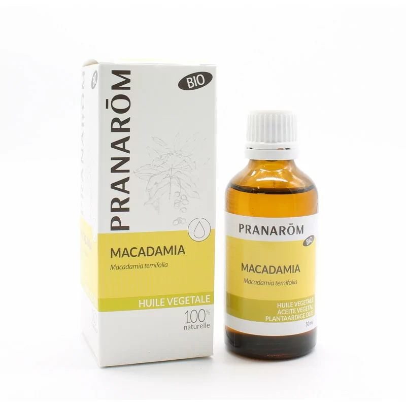 Pranarôm Huile Végétale Bio Macadamia 50ml