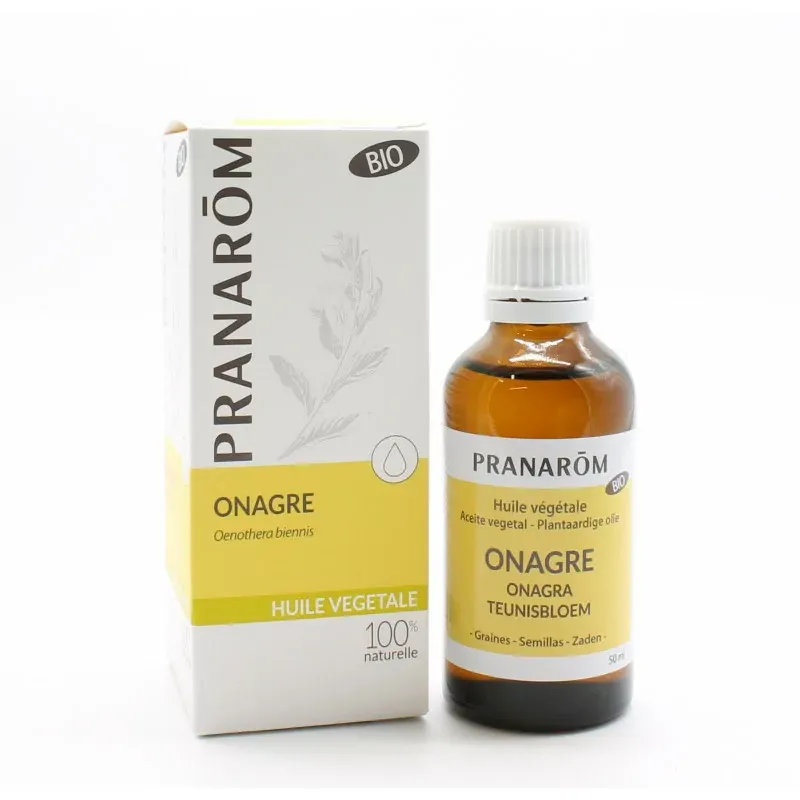 Pranarôm Huile Végétale d'Onagre Bio 50ml
