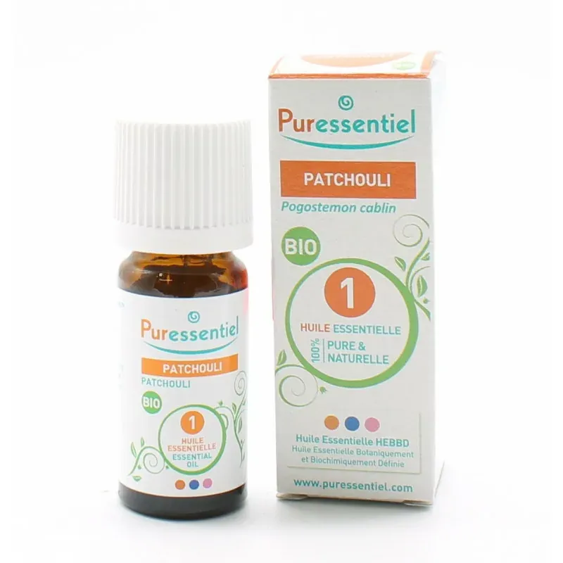 Puressentielle Huile Essentielle Patchouli Bio 5ml - Univers Pharmacie