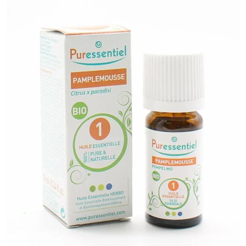 Puressentiel Huile Essentielle Pamplemousse Bio 10ml - Univers Pharmacie