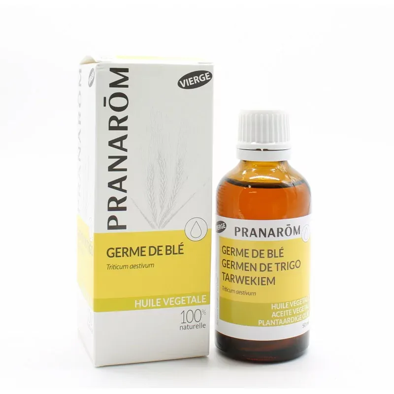 Pranarôm Huile Végétale Germe de Blé Vierge 50ml
